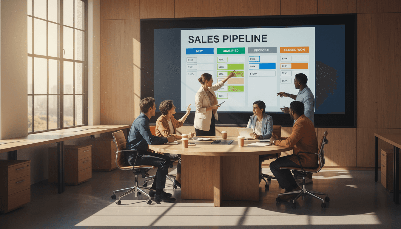Sales pipeline visibility and team collaboration