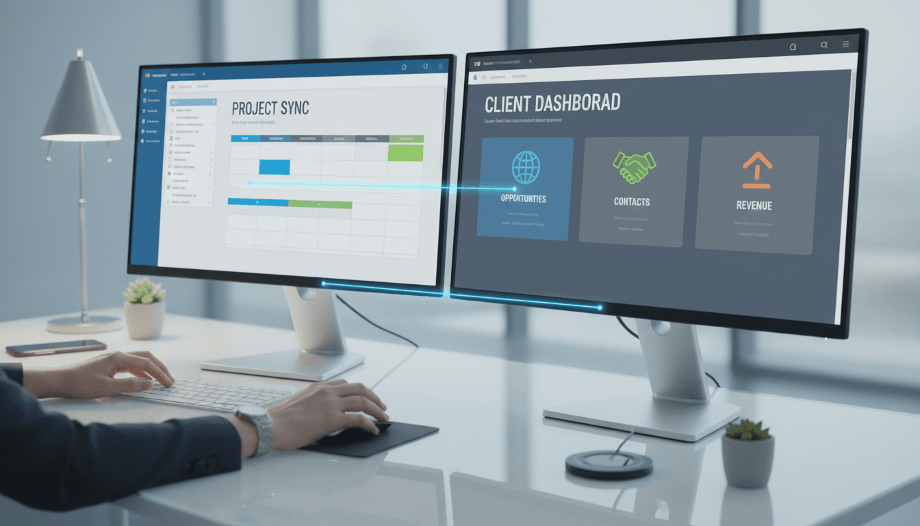 Integrated CRM with email and calendar tools